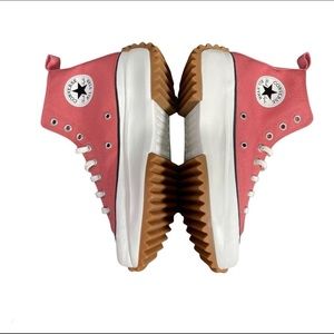 Brand New Converse Run Star Hi Terracotta pink/Vintage White size 8 or 9…